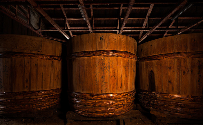 大正8年製の杉樽